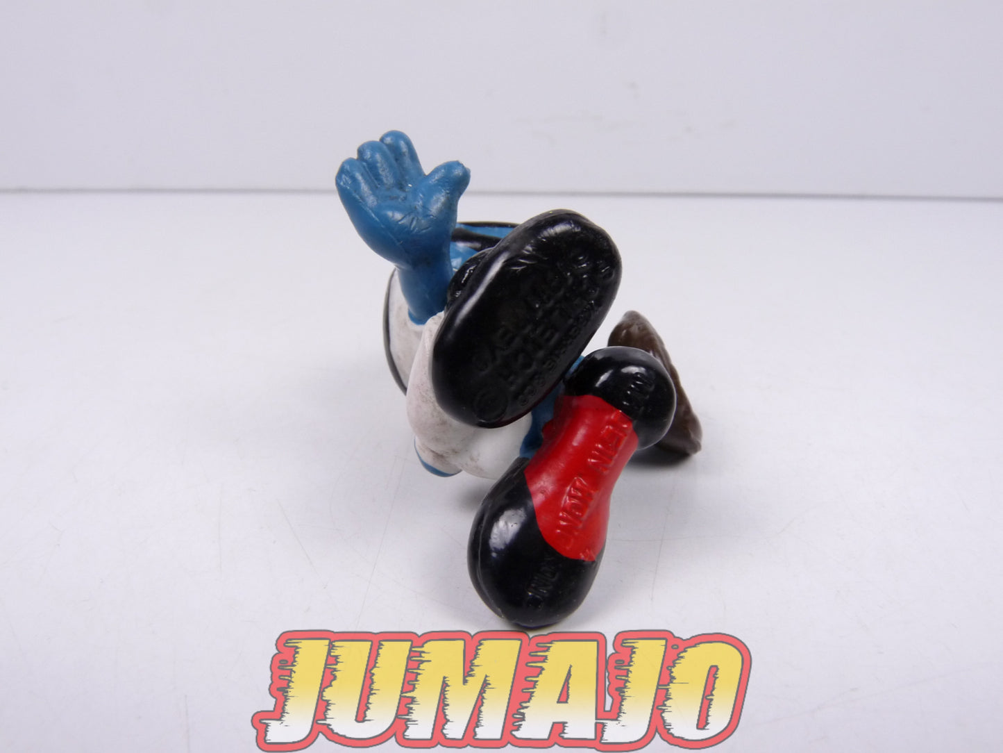 FIGZ9 Figurine PVC SCHLEICH 1981 Schtroumpfs smurf puffi : Receveur 5.5cm