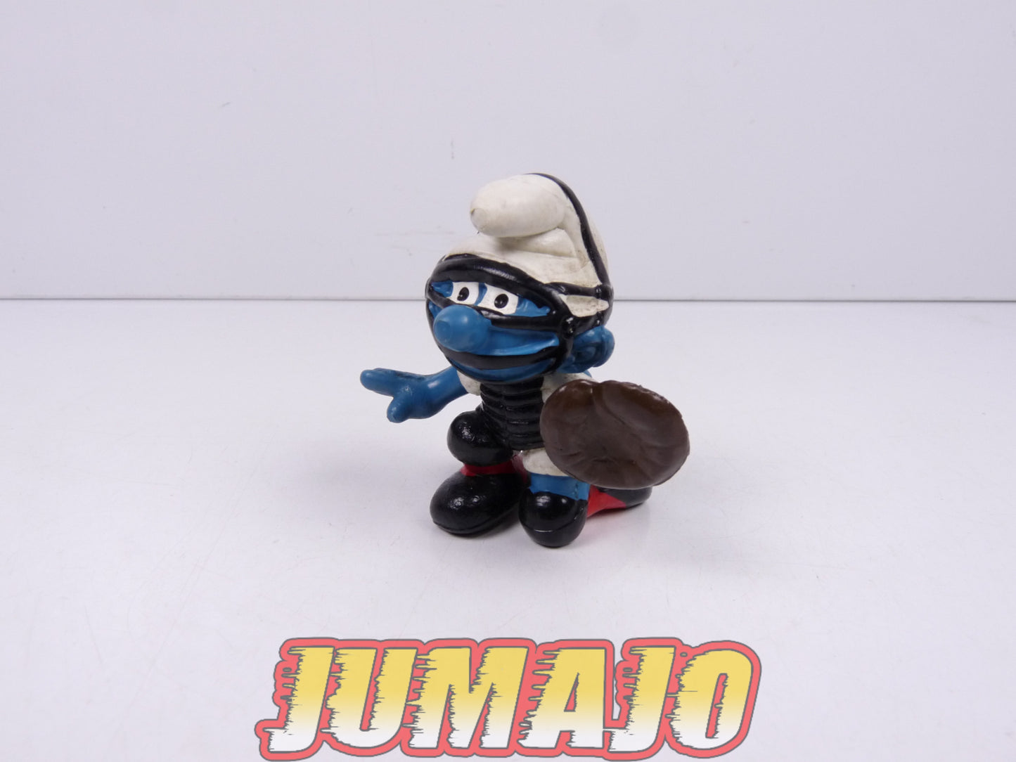 FIGZ9 Figurine PVC SCHLEICH 1981 Schtroumpfs smurf puffi : Receveur 5.5cm