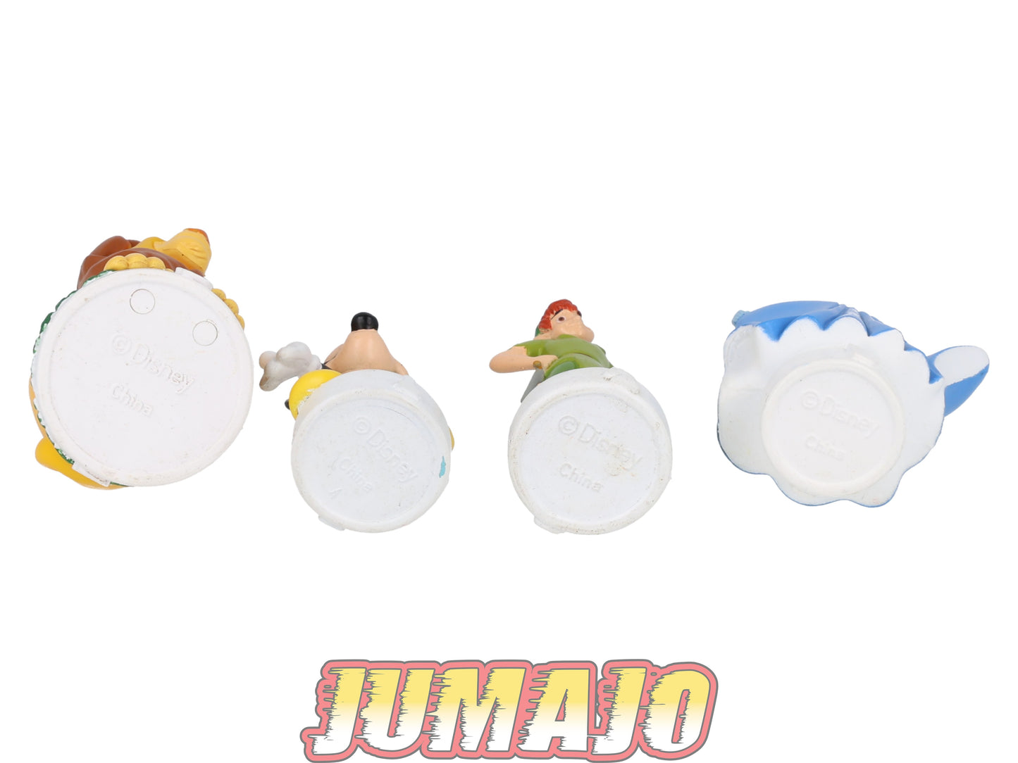 FIGZ15 lot de 4 figurines PVC Disney : Simba, Cinderella, Mickey & Peter pan 7cm