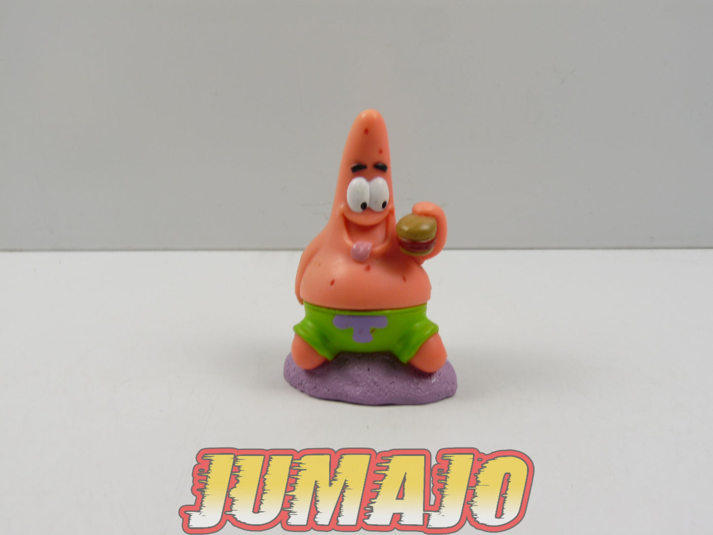 FIGZ (O) : Lot de 5 figurines Bob l'éponge VIACOM 2003 8cm : Bob l'éponge + Carlos + Mr.Krabs + Patrick