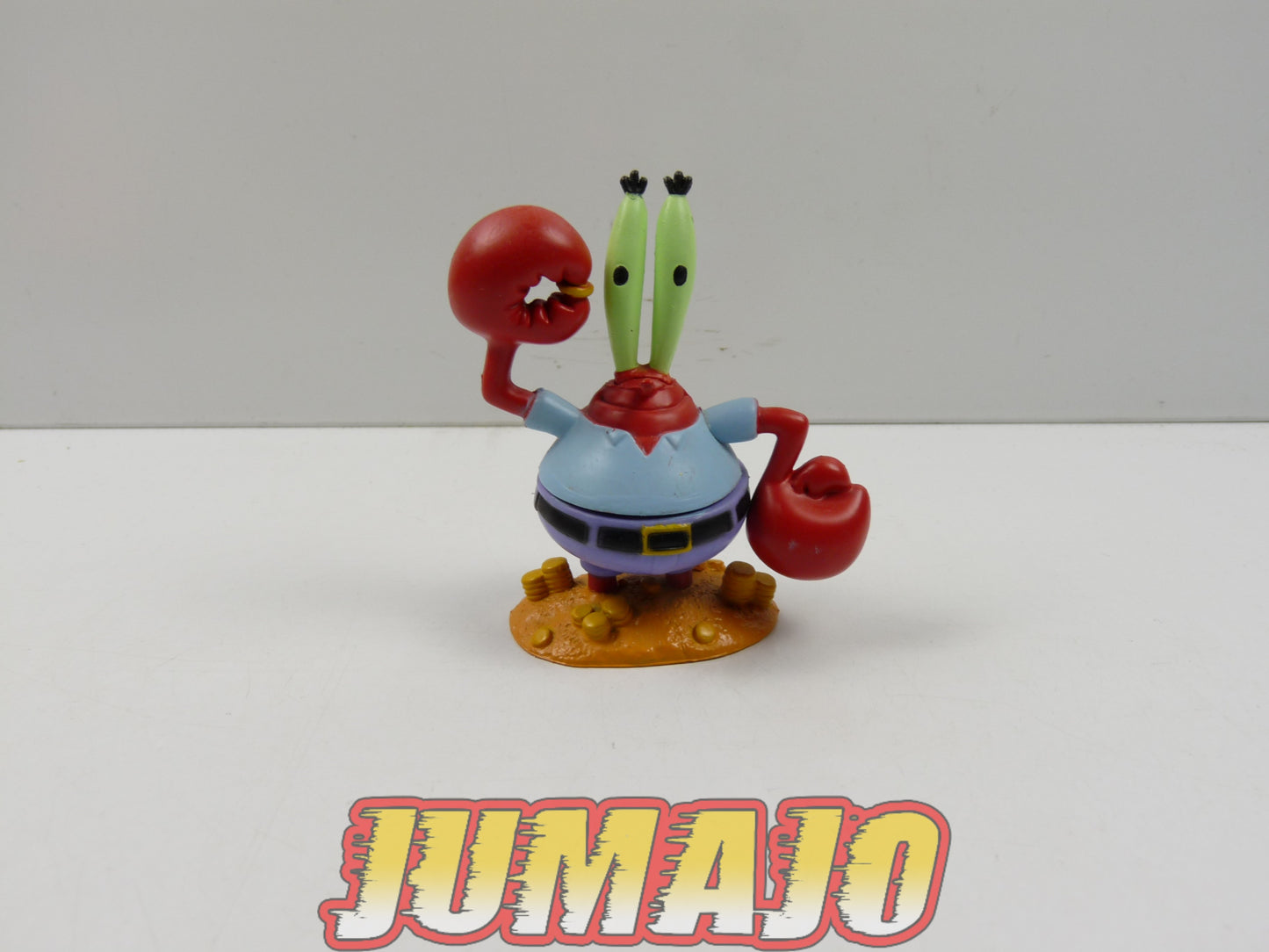 FIGZ (O) : Lot de 5 figurines Bob l'éponge VIACOM 2003 8cm : Bob l'éponge + Carlos + Mr.Krabs + Patrick