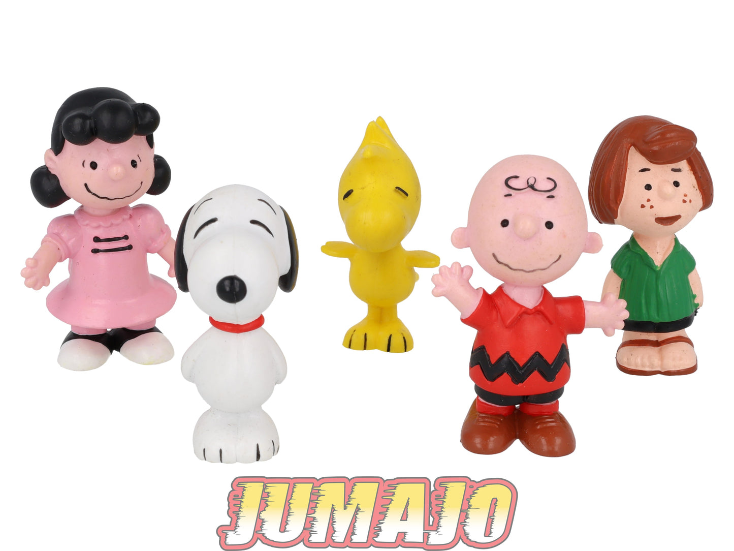FIGZ52 Lot 18 figurines PVC Mix Snoopy Peanuts 6cm