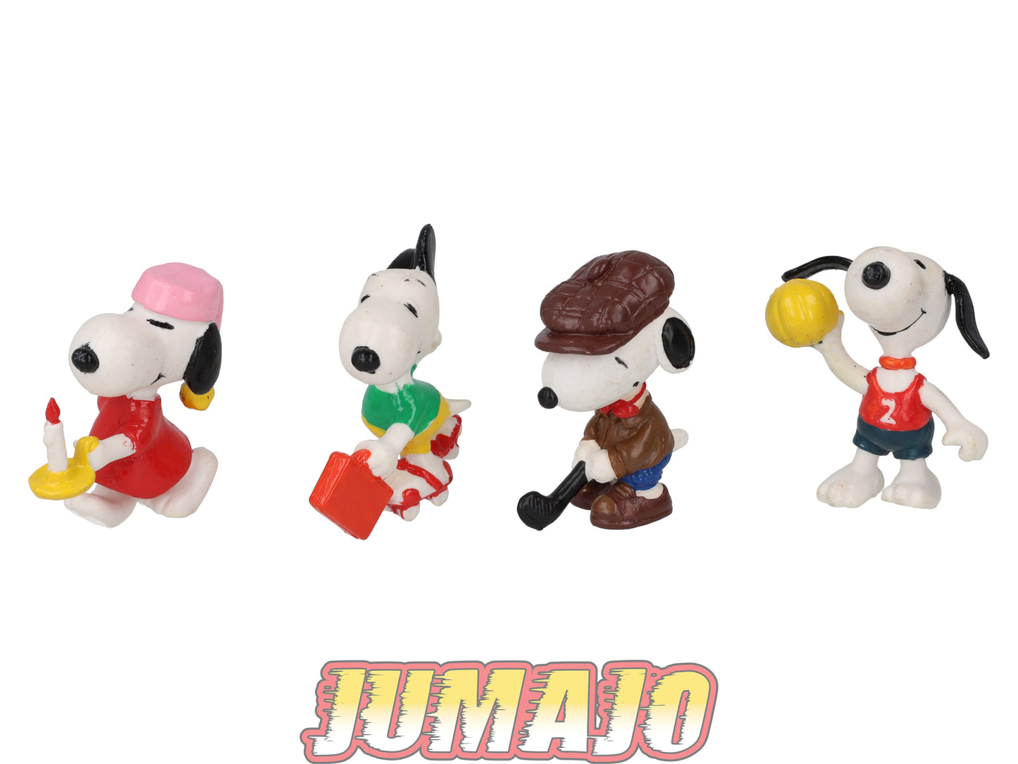 FIGZ52 Lot 18 figurines PVC Mix Snoopy Peanuts 6cm