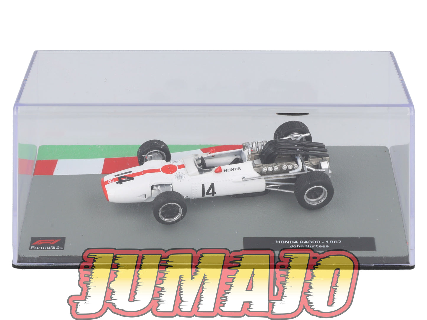 FOR100 Voiture eaglemoss 1/43 F1 Formule 1 : HONDA RA300 1967 #14 J.Surtees