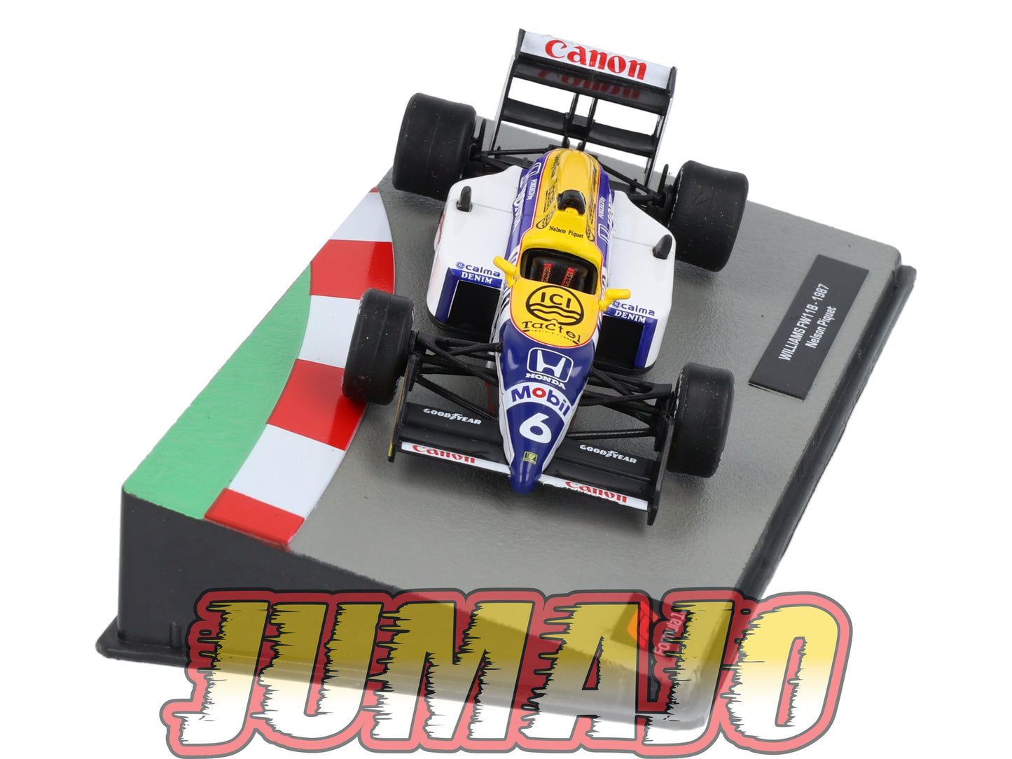 FOR104 Voiture eaglemoss 1/43 F1 Formule 1 : WILLIAMS FW11B #6 1987
