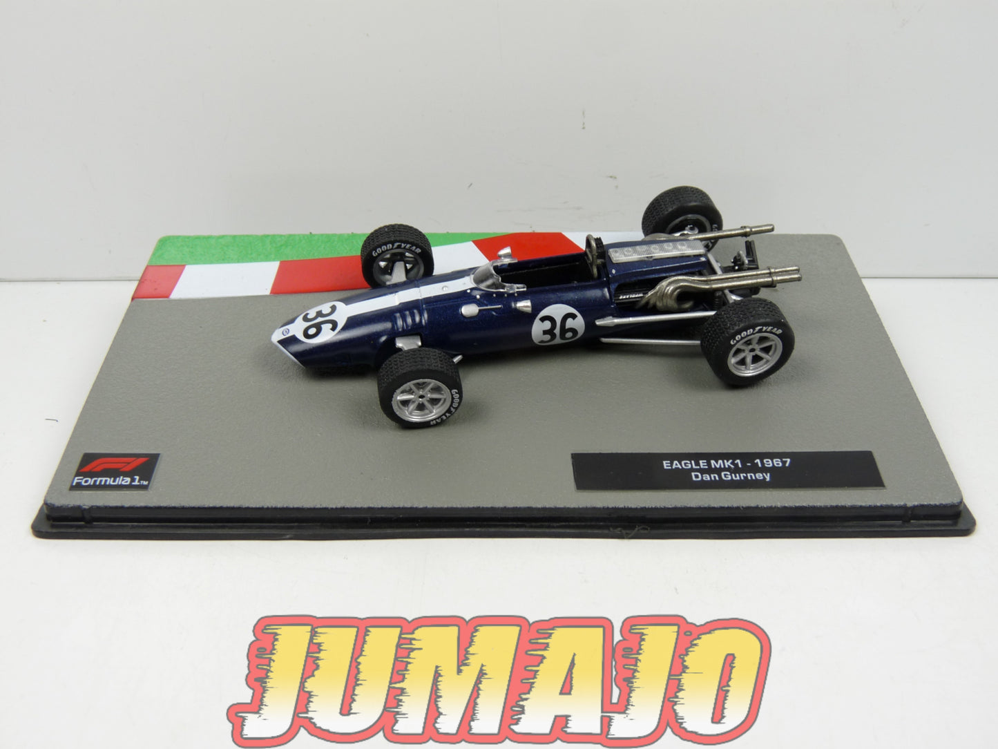 FOR1 voiture 1/43 Panini IXO : Eagle MK1 - 1967 Dan Gurney