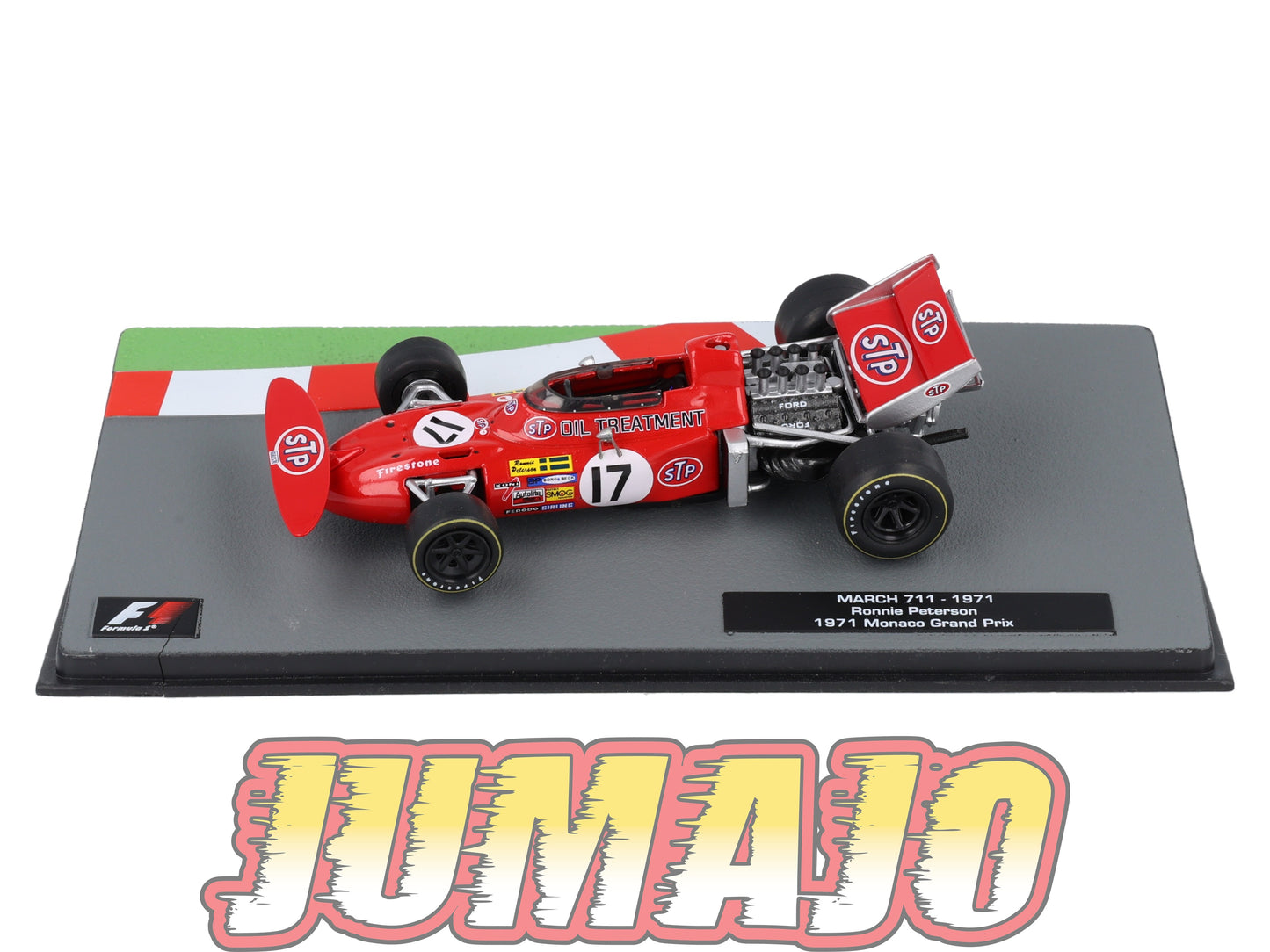 FOR24 Voiture eaglemoss 1/43 F1 Formule 1 : MARCH 711 1971 R.Peterson #17