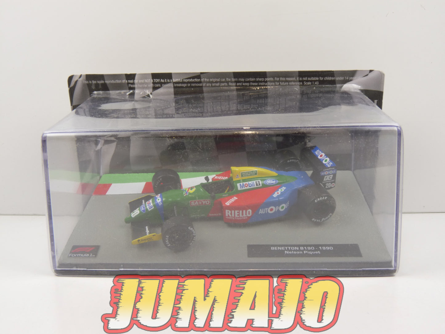 FOR26 voiture 1/43 Panini IXO : BENETTON B190 - 1990 Nelson Piquet