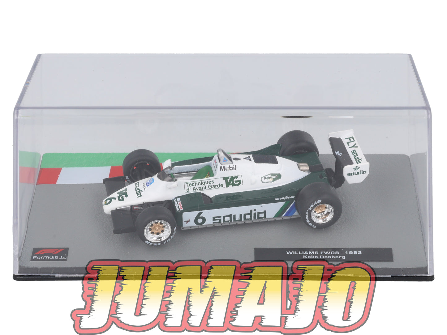 FOR2 Voiture eaglemoss 1/43 F1 Formule 1 : WILLIAMS FW08 1982 Rosberg #6