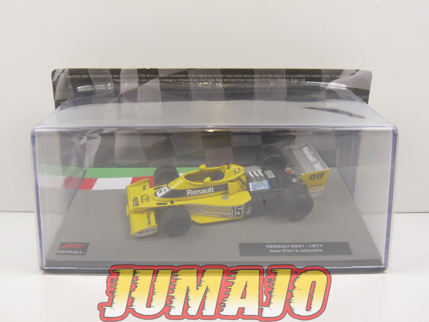 FOR4 voiture 1/43 Panini IXO : Renault RS01 - 1977 Jean-Pierre Jabouille