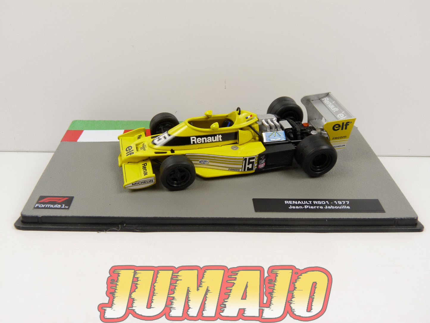 FOR4 voiture 1/43 Panini IXO : Renault RS01 - 1977 Jean-Pierre Jabouille