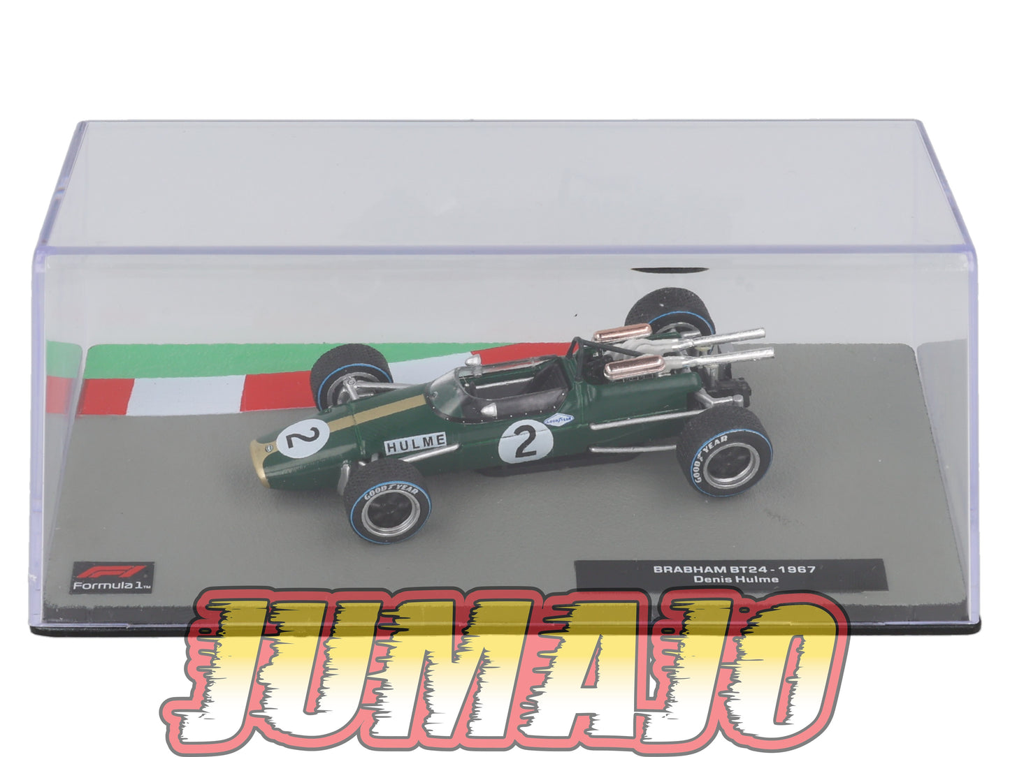 FOR52 Voiture eaglemoss 1/43 F1 Formule 1 BRABHAM BT24 1967 #2 D Hulme