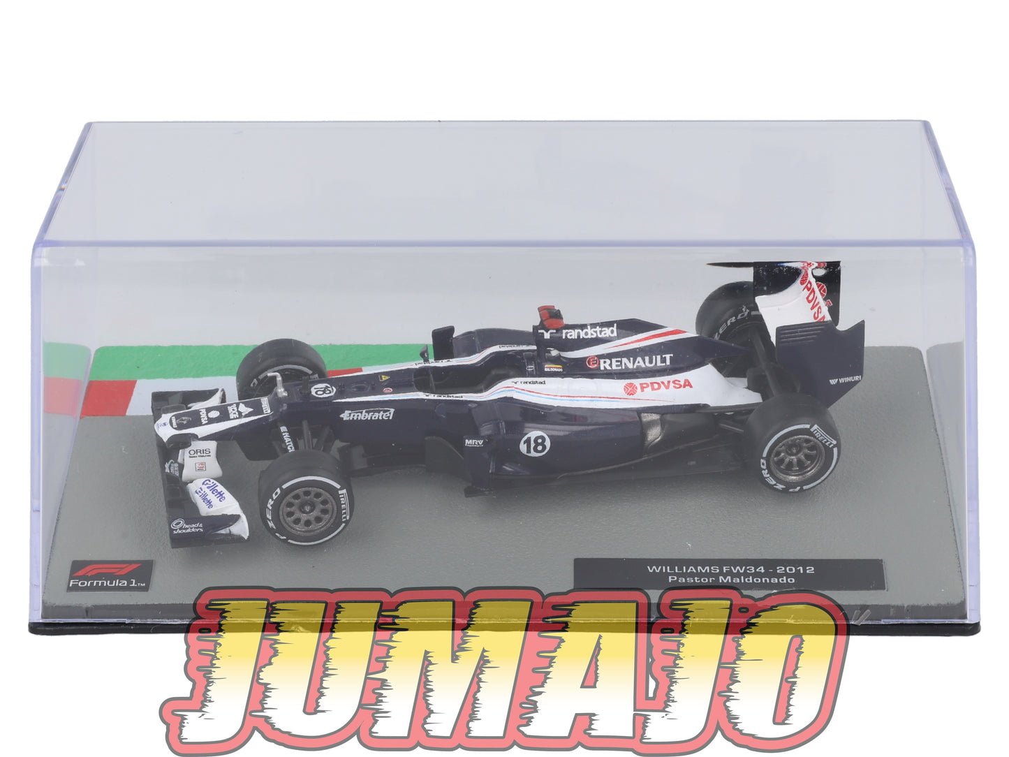 FOR5 Voiture eaglemoss 1/43 F1 Formule 1 : WILLIAMS FW34 2012 Pastor #18