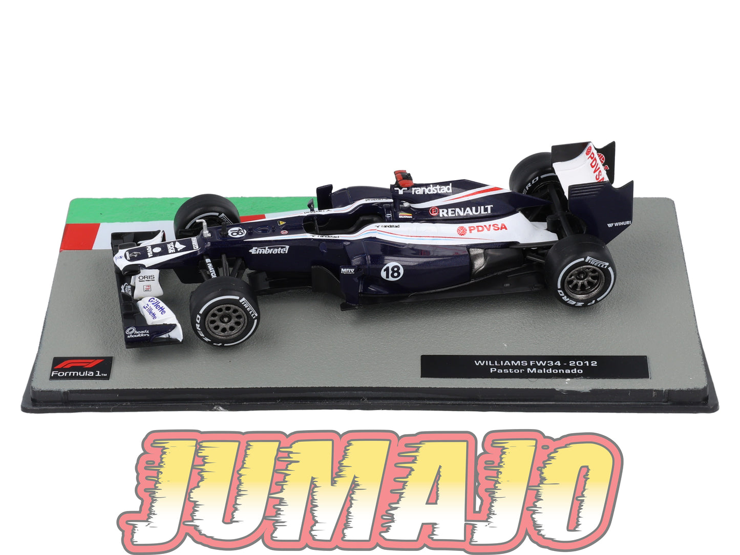 FOR5 Voiture eaglemoss 1/43 F1 Formule 1 : WILLIAMS FW34 2012 Pastor #18