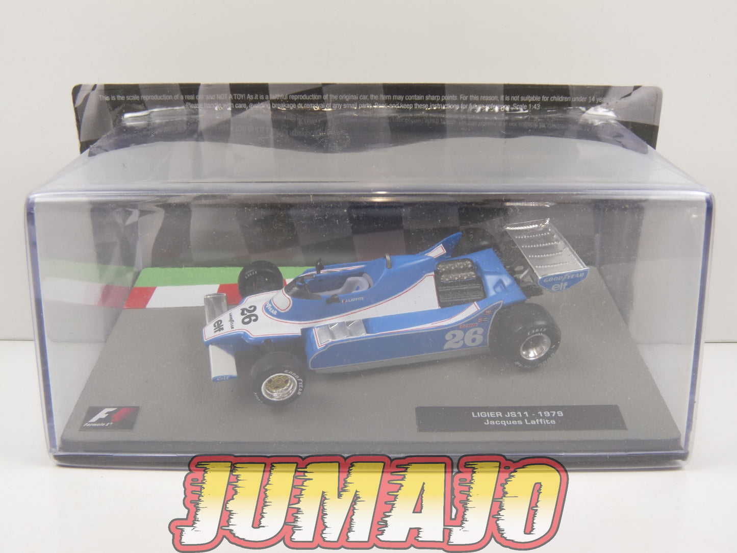 FOR9 voiture 1/43 Panini IXO : Ligier JS11 - 1979 Jacques Lafitte