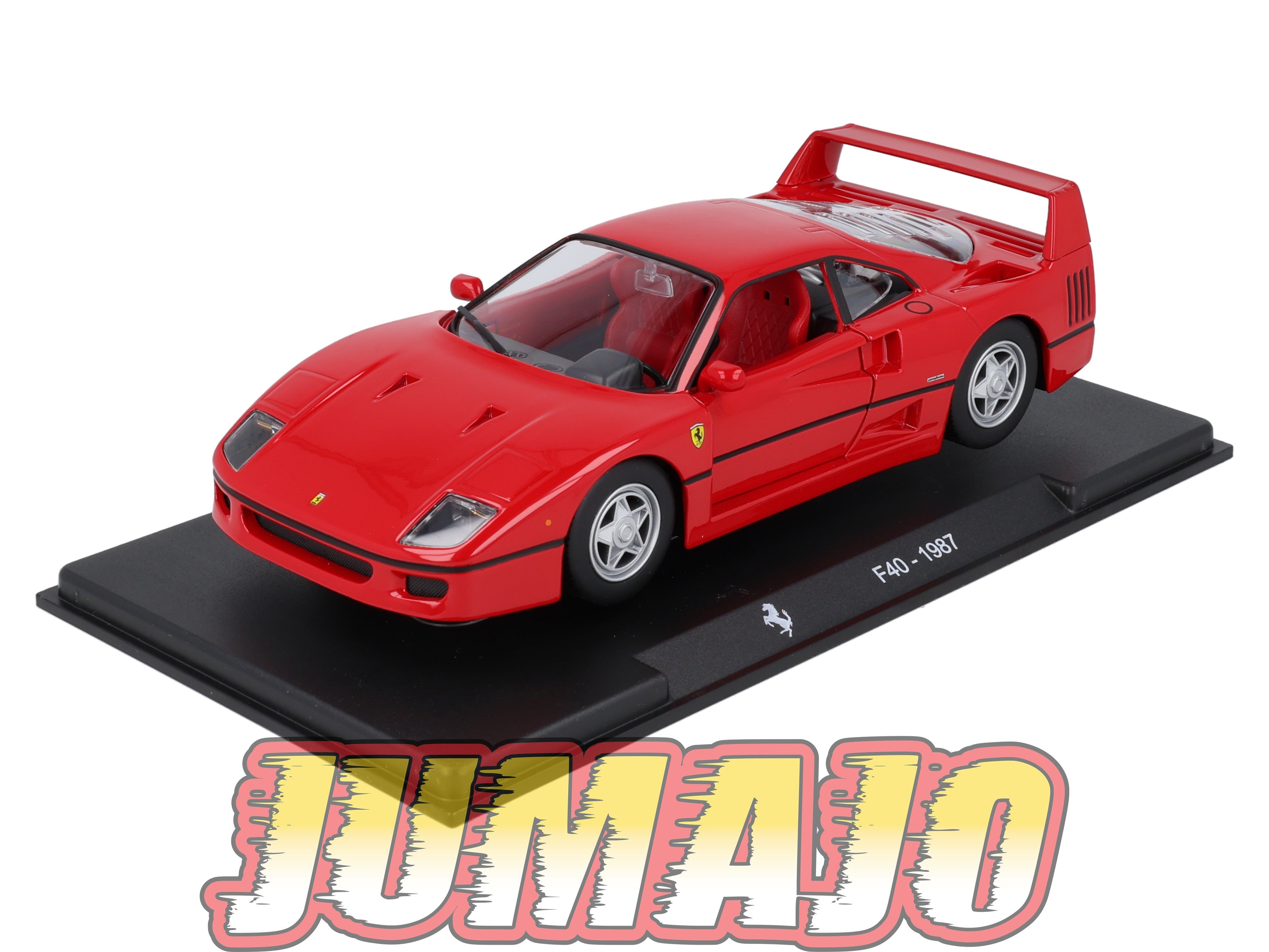 FVQ4 Voiture 1/24 BURAGO HACHETTE FERRARI F40 1987 – Jumajo