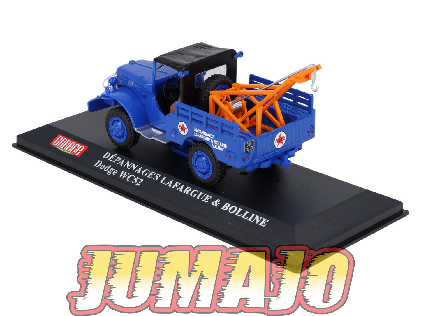 GM12 Camion 1/43 IXO HACHETTE Garage moderne : DODGE WC52 Dépannages Lafargue & Bolline