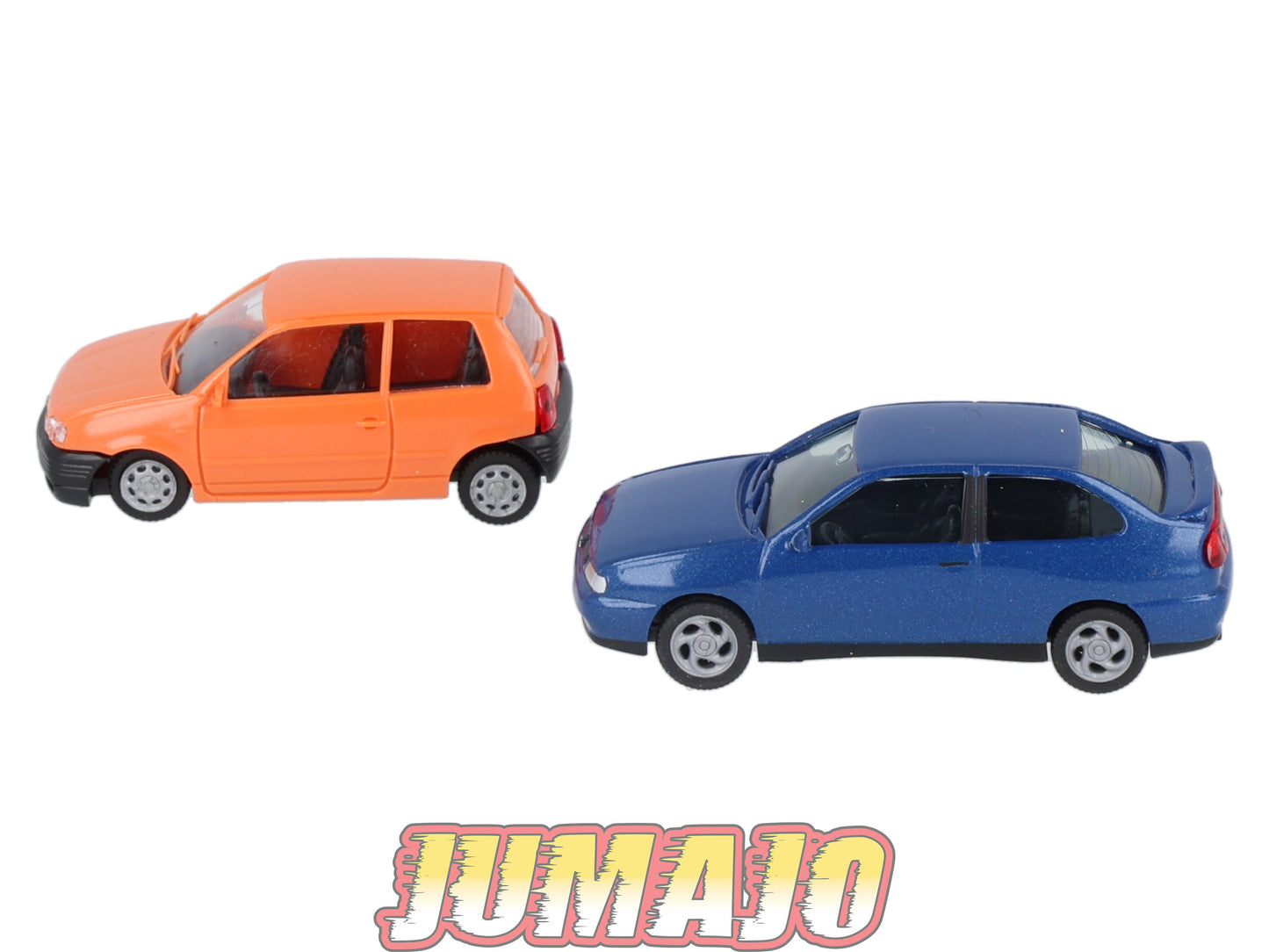 HO3 Lot de 2 voitures 1/87 HO HERPA & AMW automodelle Seat Arosa & Seat cordoba bleu