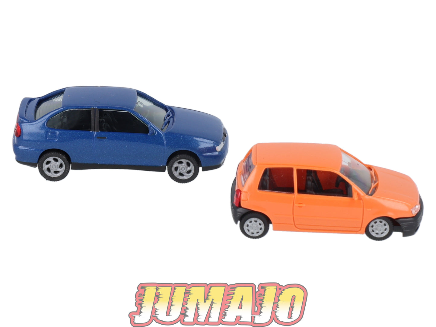 HO3 Lot de 2 voitures 1/87 HO HERPA & AMW automodelle Seat Arosa & Seat cordoba bleu