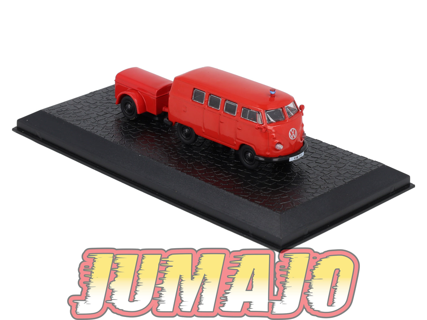 HO7 voitures 1/87 HO Allemagne VOLKSWAGEN T1 Pompiers Avec Remorque