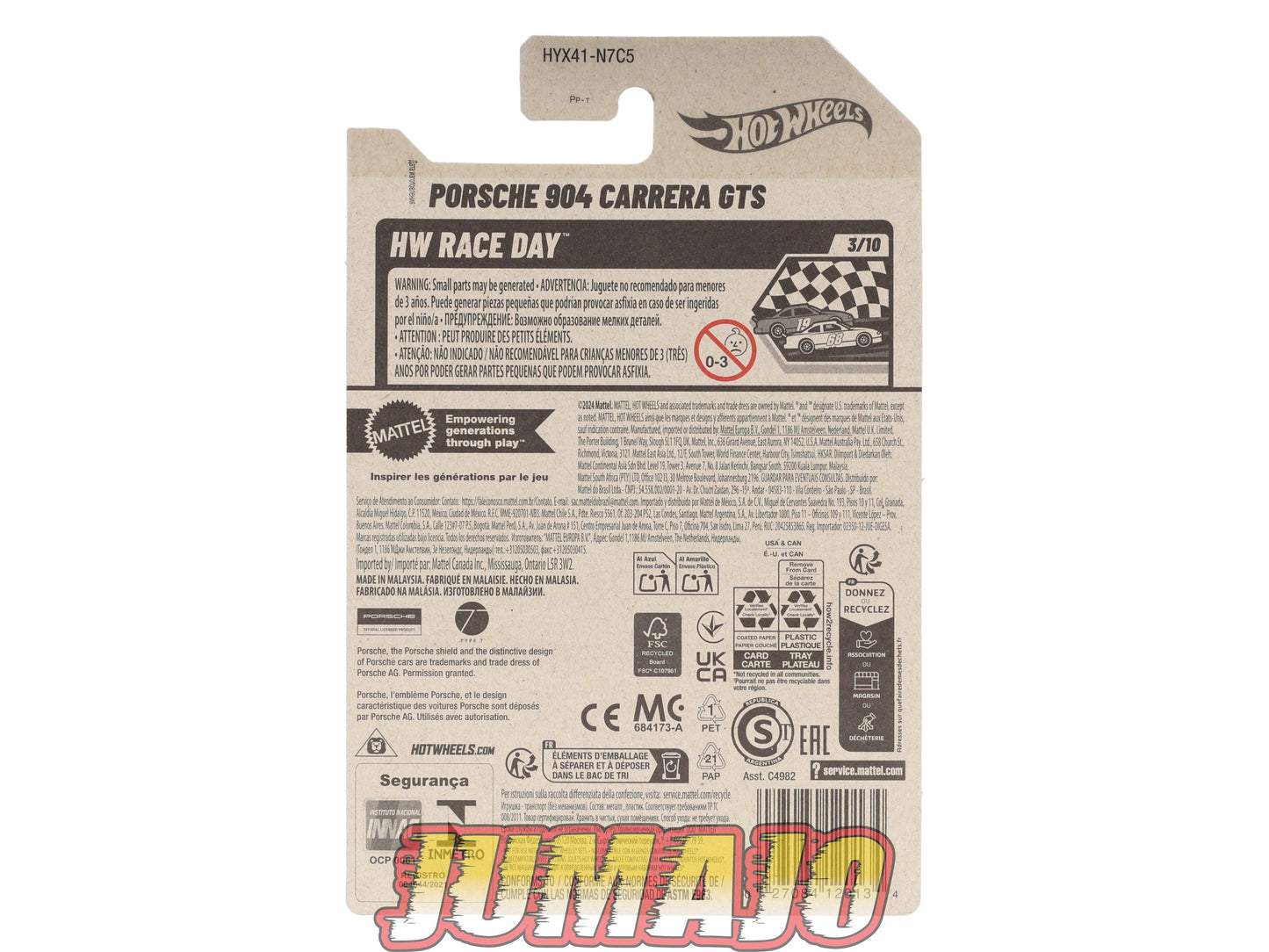 HW39 HYX41 voiture HOT WHEELS Porsche 904 carrera GTS