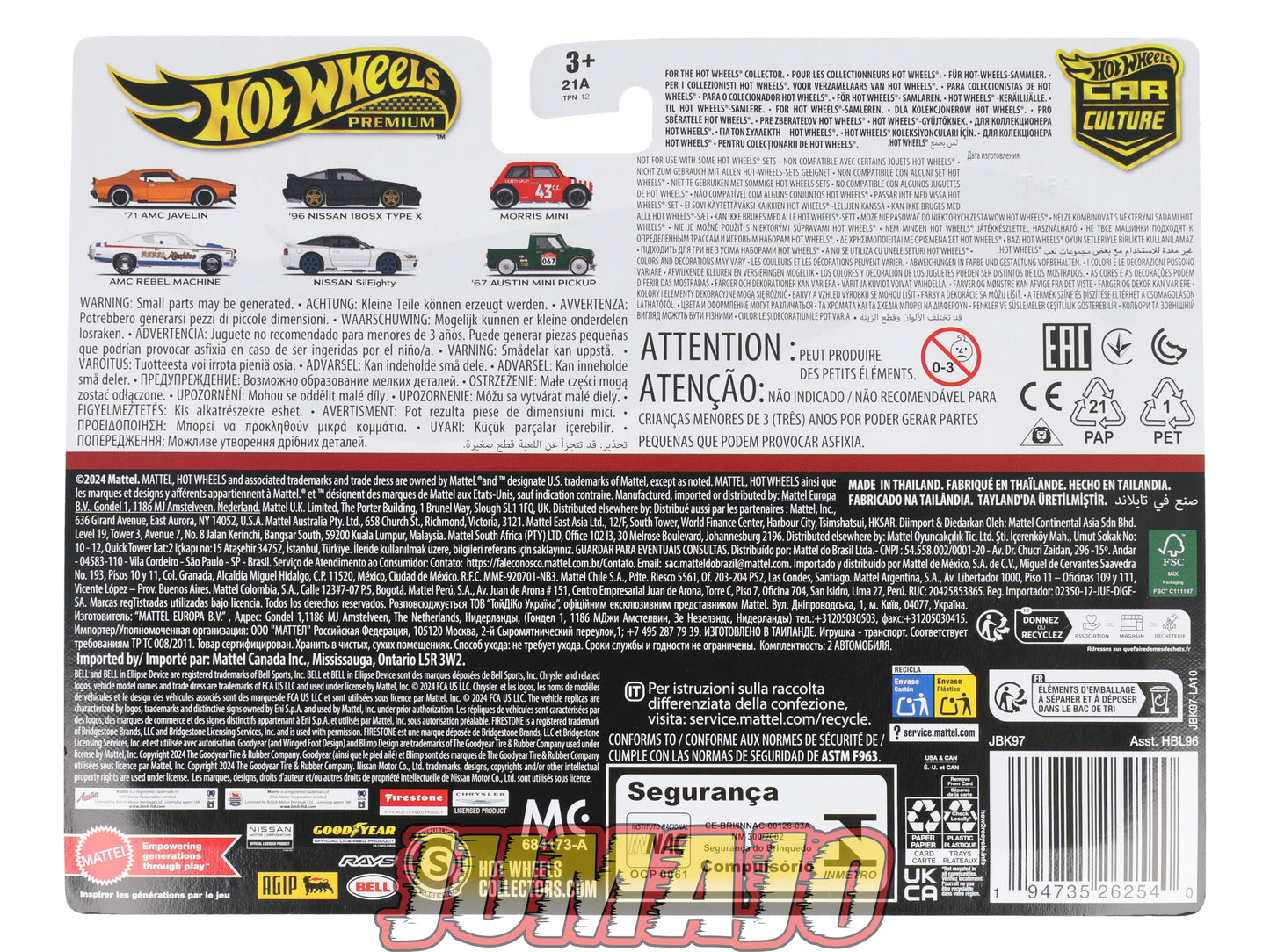 HW6 voiture 1/64 HOT WHEELS CAR CULTURE MORRIS MINI 67 AUSTIN MINI PICKUP