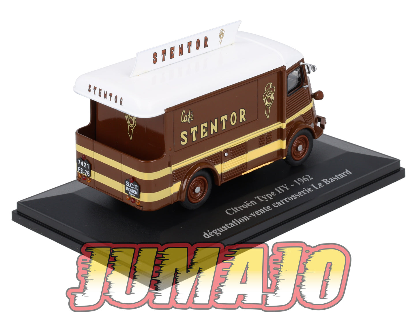 HY10 1/43 ELIGOR Hachette CITROEN Type HY Carrosserie Le Bastard Café STENTOR