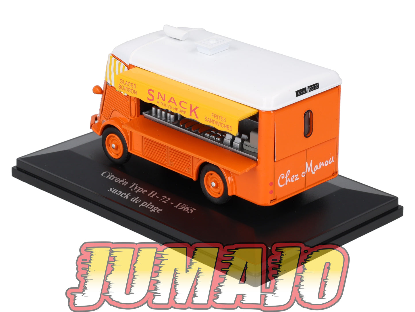 HY15 1/43 ELIGOR Hachette CITROEN Type H 72 Snack de Plage 1965