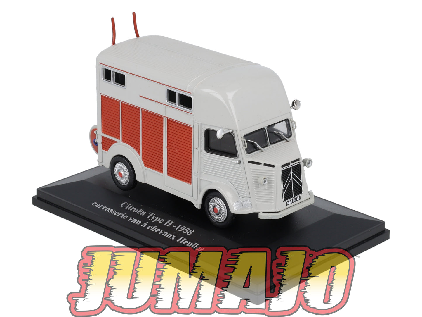 HY1 1/43 ELIGOR Hachette CITROEN Type H Carrosserie Van à chevaux Heuliez 1958