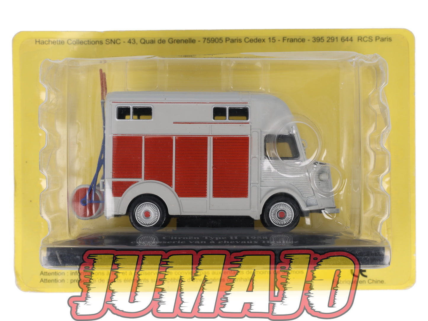 HY1 1/43 ELIGOR Hachette CITROEN Type H Carrosserie Van à chevaux Heuliez 1958