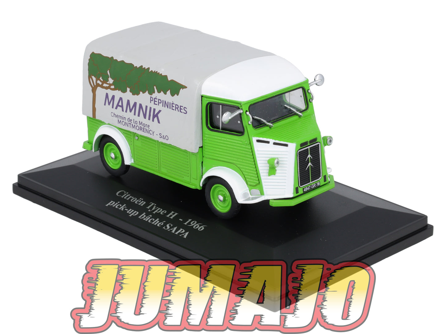 HY21 1/43 ELIGOR Hachette CITROEN Type H Pick-up bâché SAPA MAMNIK 1966
