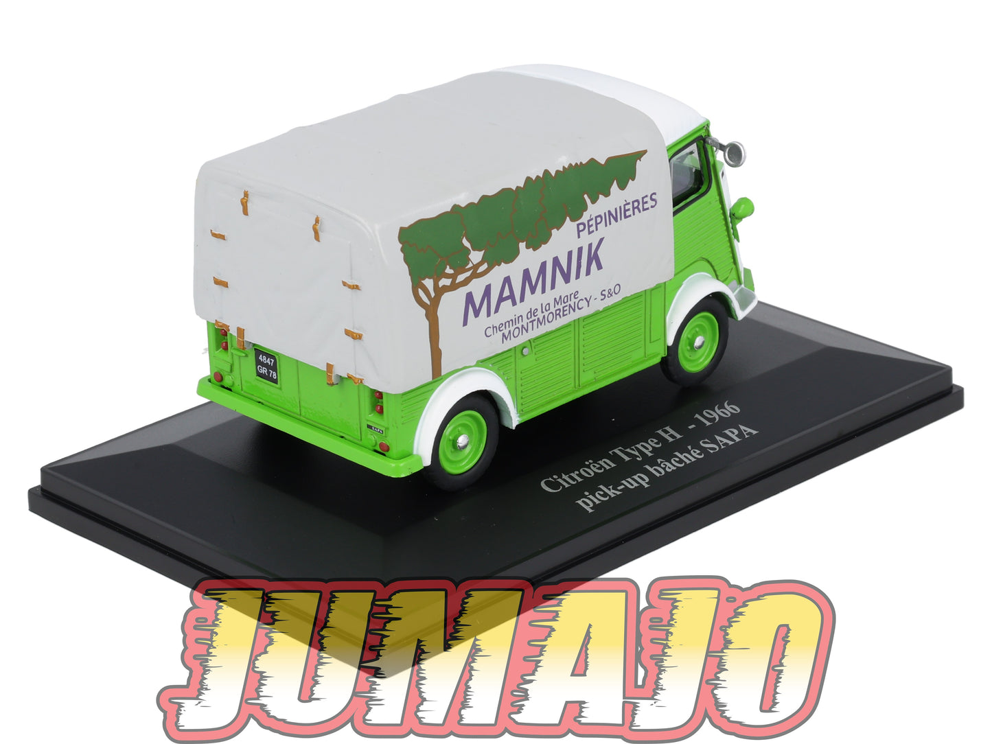 HY21 1/43 ELIGOR Hachette CITROEN Type H Pick-up bâché SAPA MAMNIK 1966