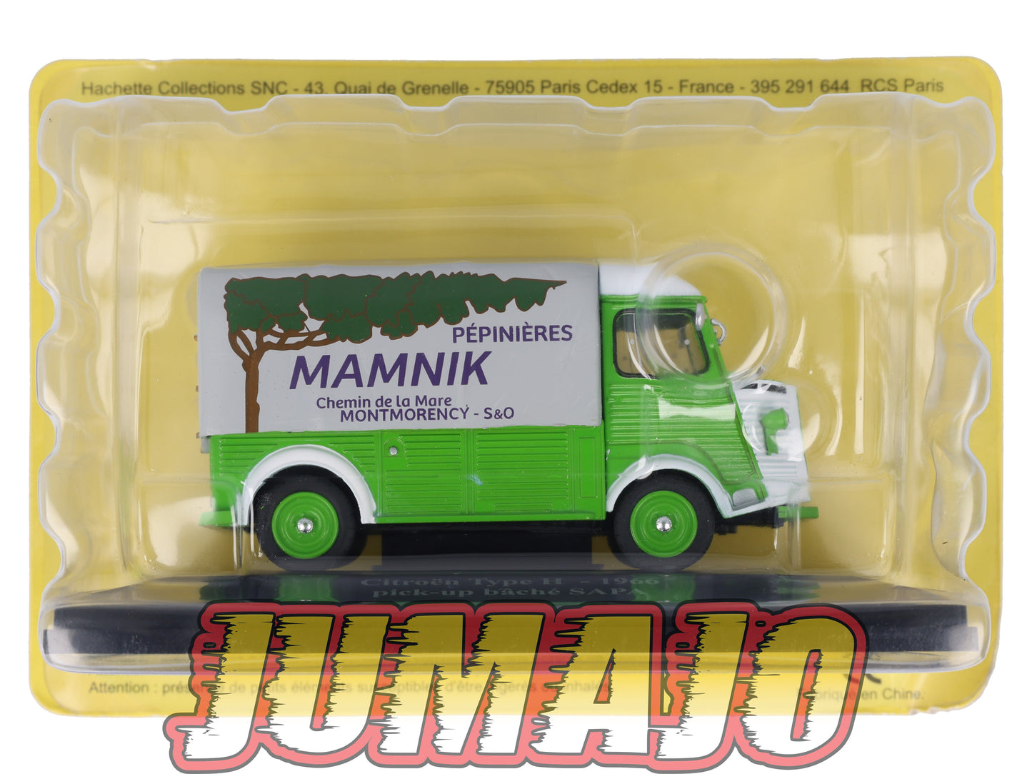 HY21 1/43 ELIGOR Hachette CITROEN Type H Pick-up bâché SAPA MAMNIK 1966