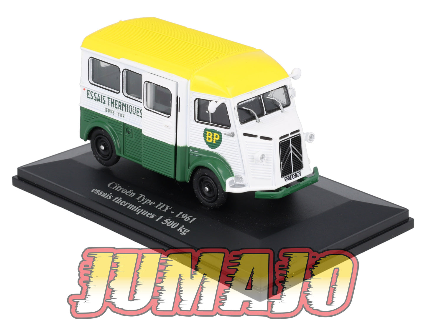 HY32 1/43 ELIGOR Hachette CITROEN Type HY Essais thermiques BP 1500kg 1961