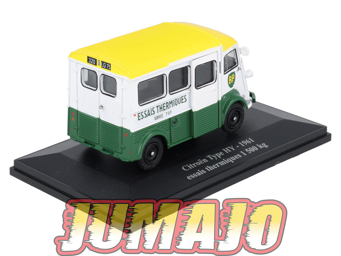 HY32 1/43 ELIGOR Hachette CITROEN Type HY Essais thermiques BP 1500kg 1961