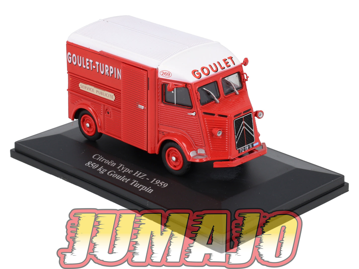 HY38 1/43 ELIGOR Hachette CITROEN Type HZ 850 kg Goulet Turpin 1959