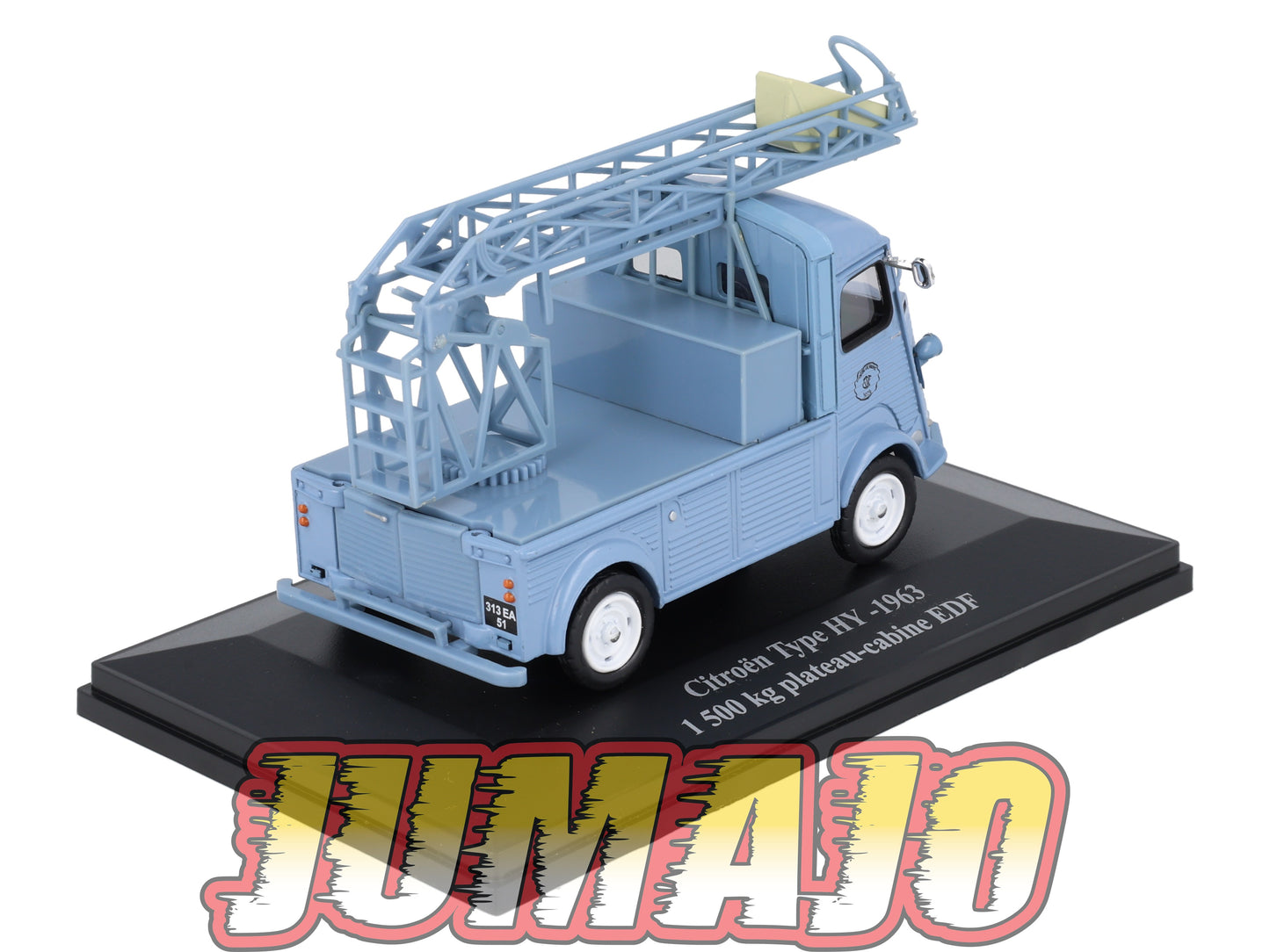 HY3 1/43 ELIGOR Hachette CITROEN Type HY 1500 kg Plateau cabine EDF 1963