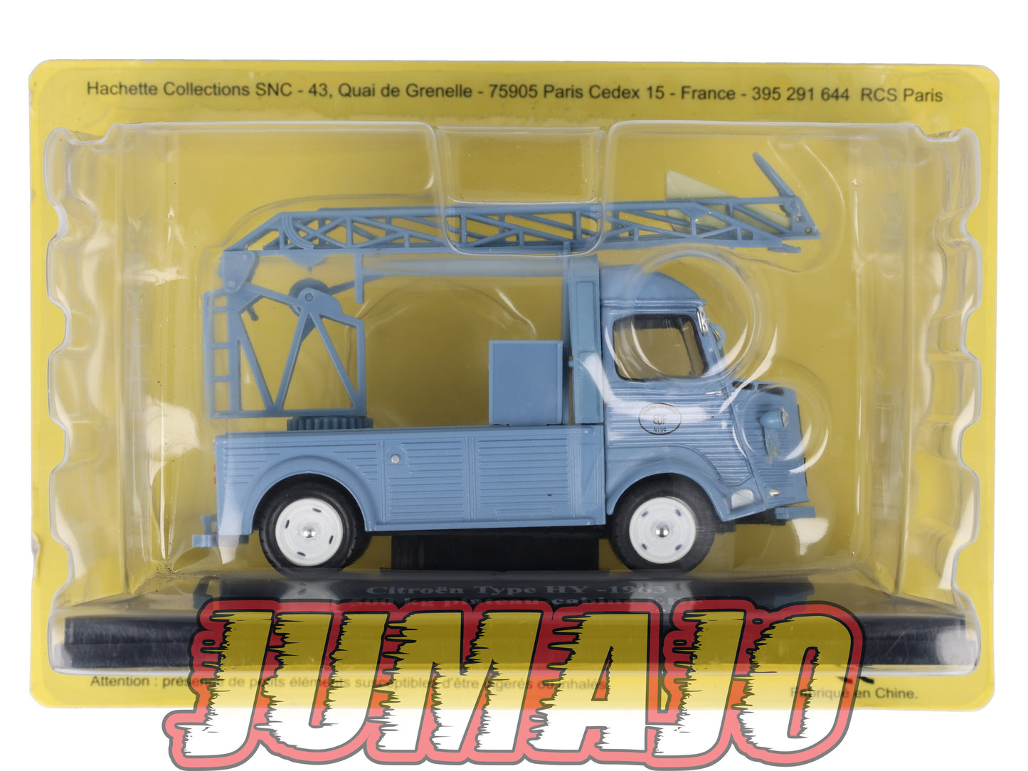 HY3 1/43 ELIGOR Hachette CITROEN Type HY 1500 kg Plateau cabine EDF 1963