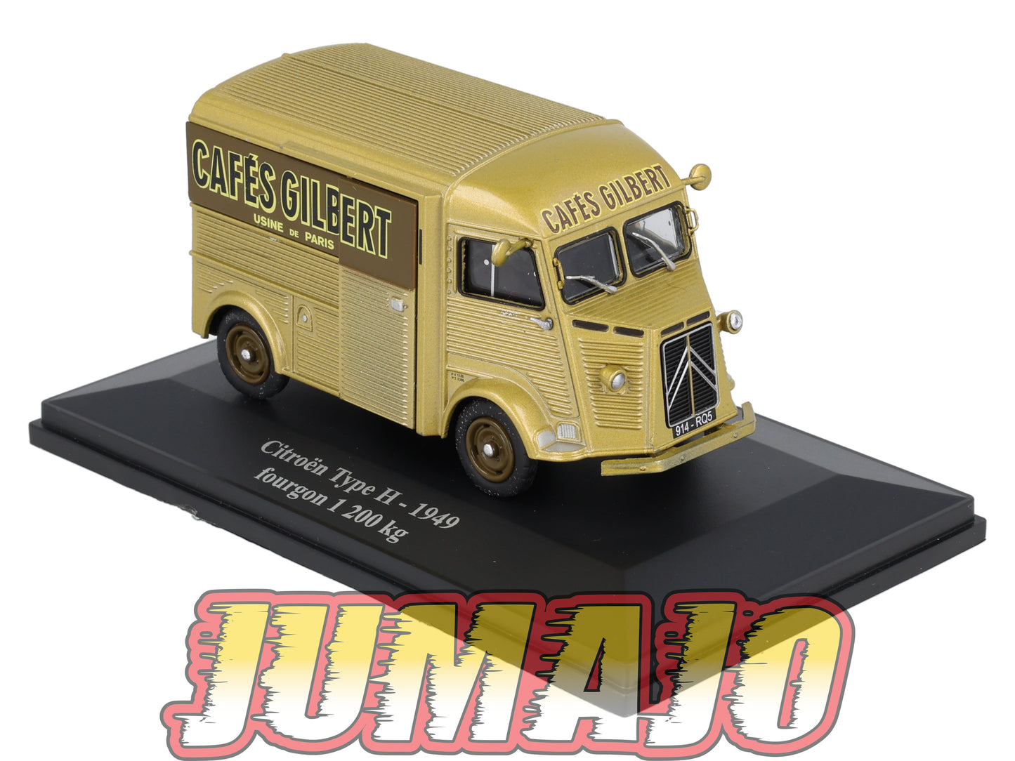 HY40 1/43 ELIGOR Hachette CITROEN Type H Fourgon 1200kg 1949 Cafés Gilbert