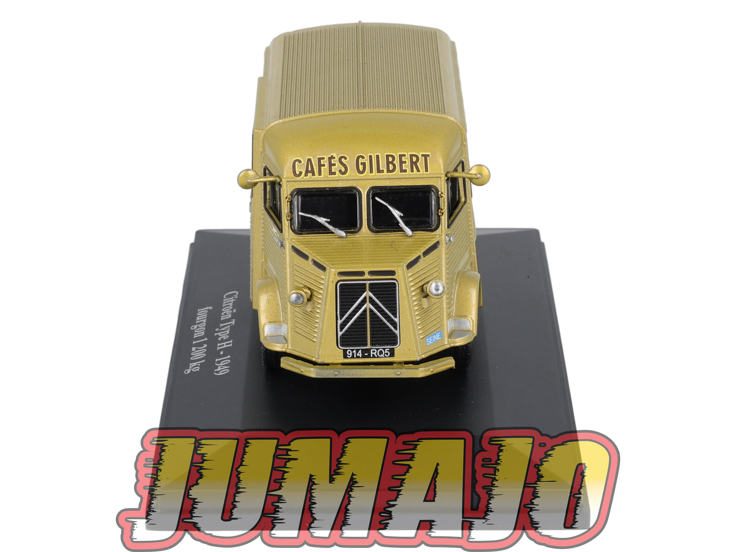 HY40 1/43 ELIGOR Hachette CITROEN Type H Fourgon 1200kg 1949 Cafés Gilbert