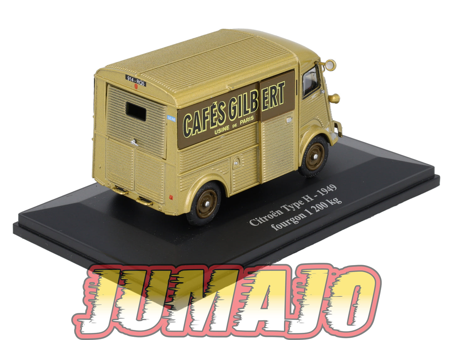 HY40 1/43 ELIGOR Hachette CITROEN Type H Fourgon 1200kg 1949 Cafés Gilbert