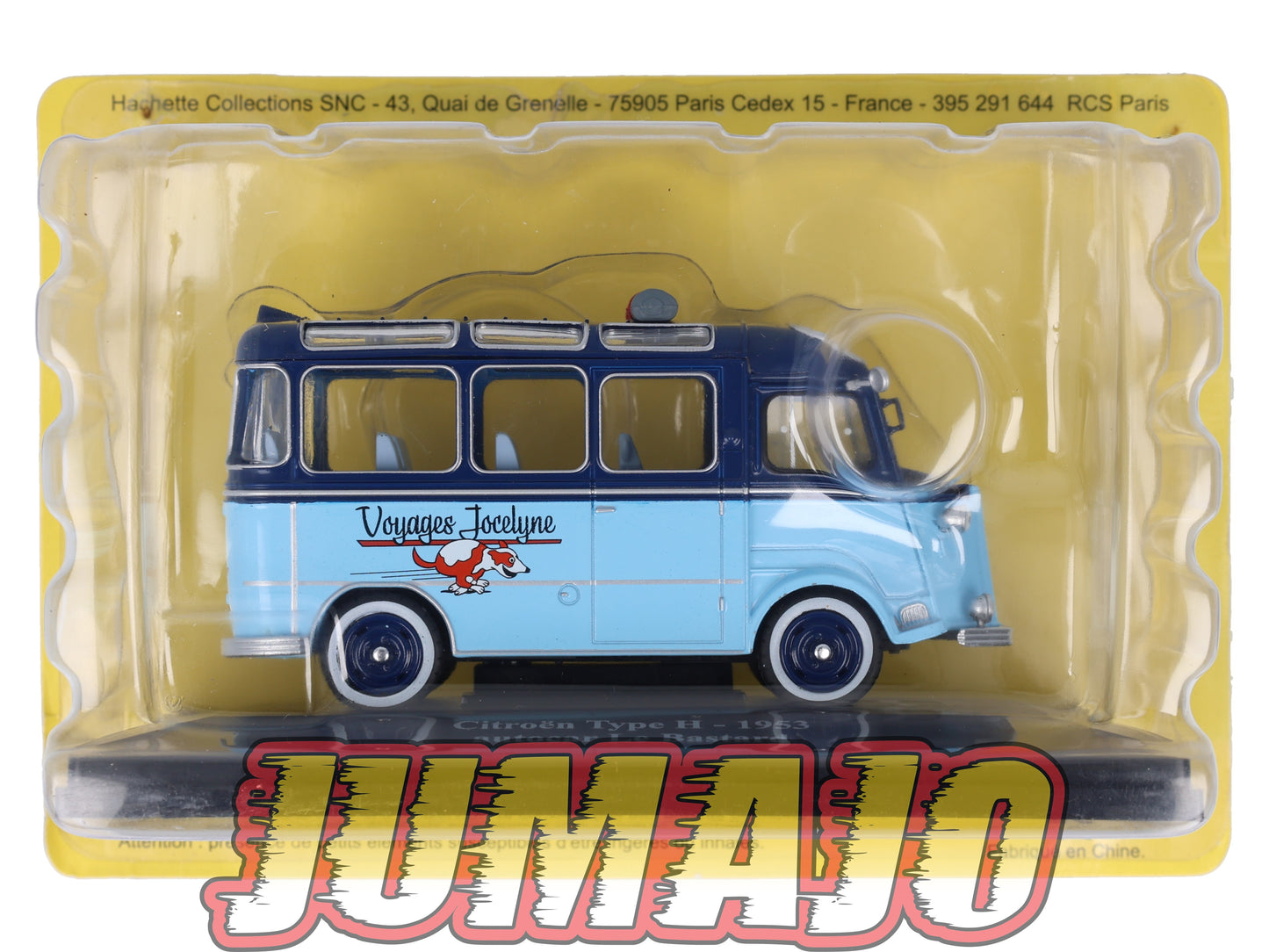HY41 1/43 ELIGOR Hachette CITROEN Type H Autocar le Bastard 1953 Voyages Jocelyne