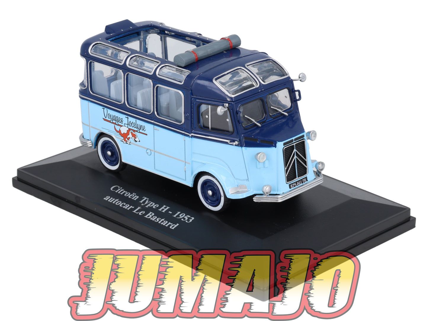 HY41 1/43 ELIGOR Hachette CITROEN Type H Autocar le Bastard 1953 Voyages Jocelyne