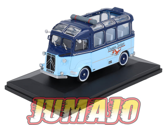 HY41 1/43 ELIGOR Hachette CITROEN Type H Autocar le Bastard 1953 Voyages Jocelyne