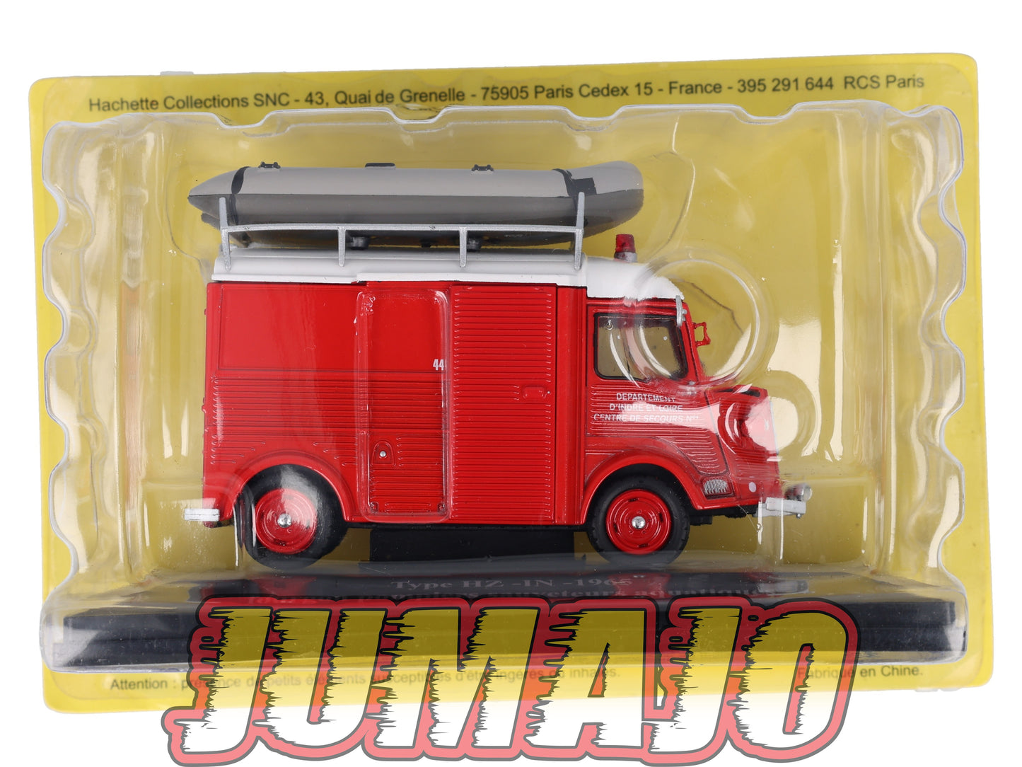 HY44 1/43 ELIGOR Hachette CITROEN Type HZ-IN Pompiers sauveteurs aquatiques 1965