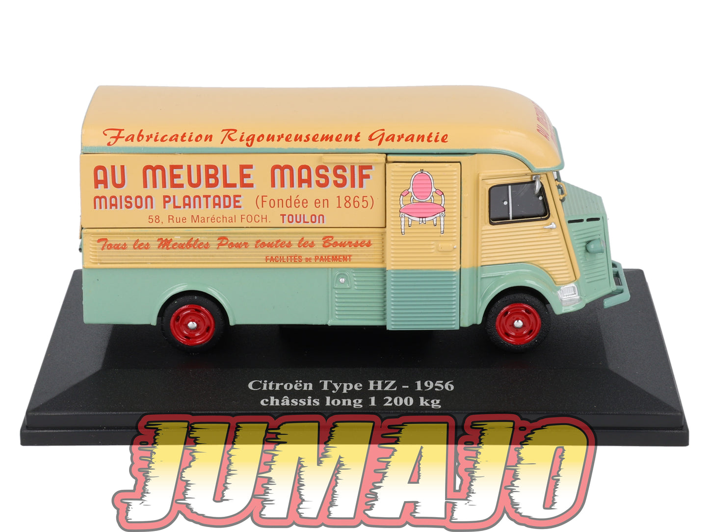 HY49 1/43 ELIGOR Hachette CITROEN Type HZ Châssis long 1200kg 1956