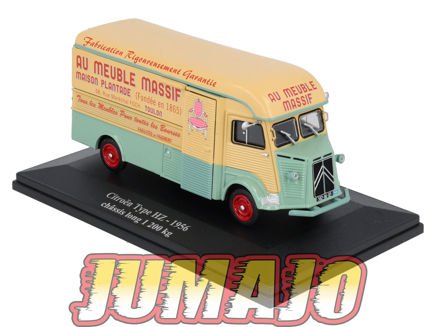 HY49 1/43 ELIGOR Hachette CITROEN Type HZ Châssis long 1200kg 1956