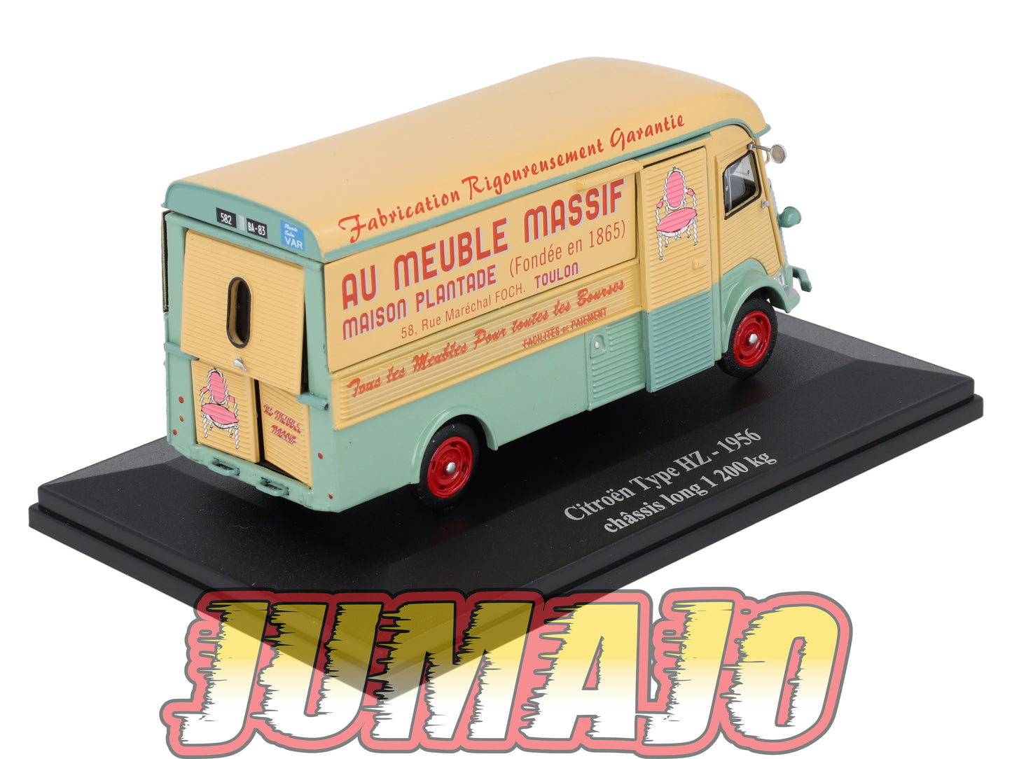 HY49 1/43 ELIGOR Hachette CITROEN Type HZ Châssis long 1200kg 1956