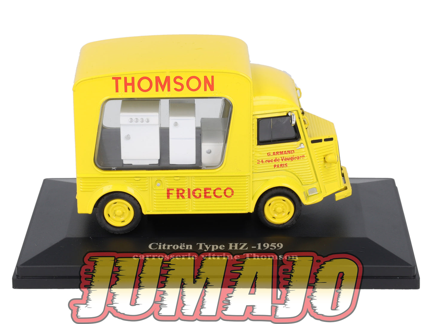 HY4 1/43 ELIGOR Hachette CITROEN Type HZ Carrosserie vitrine THOMSON 1959