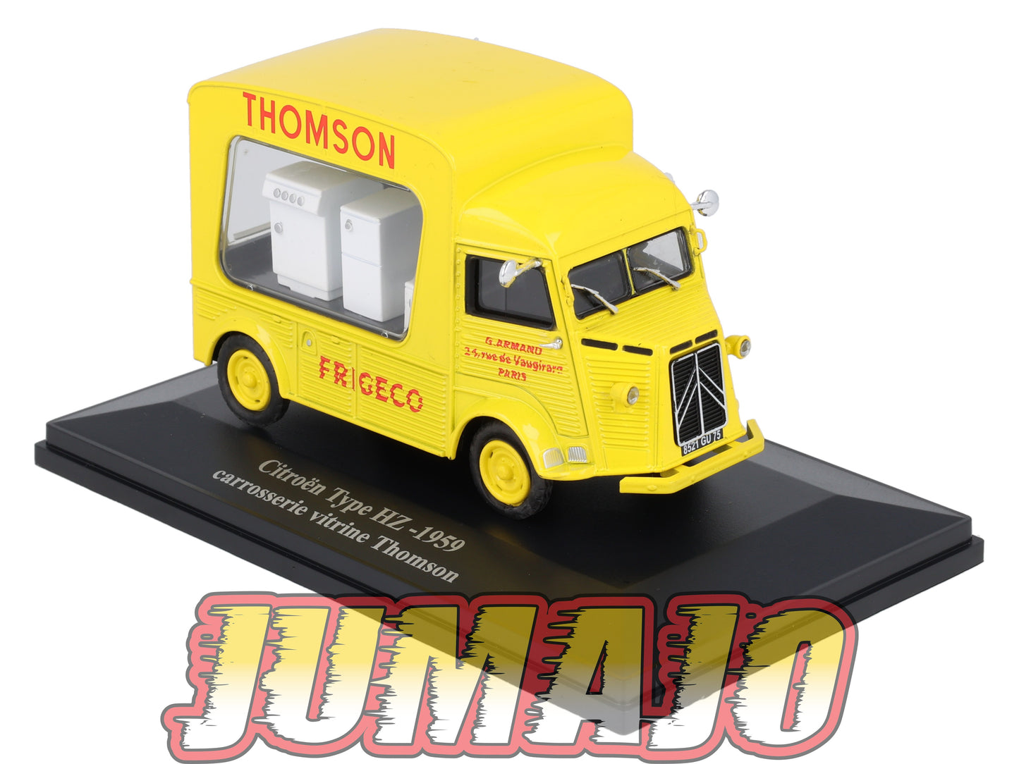 HY4 1/43 ELIGOR Hachette CITROEN Type HZ Carrosserie vitrine THOMSON 1959